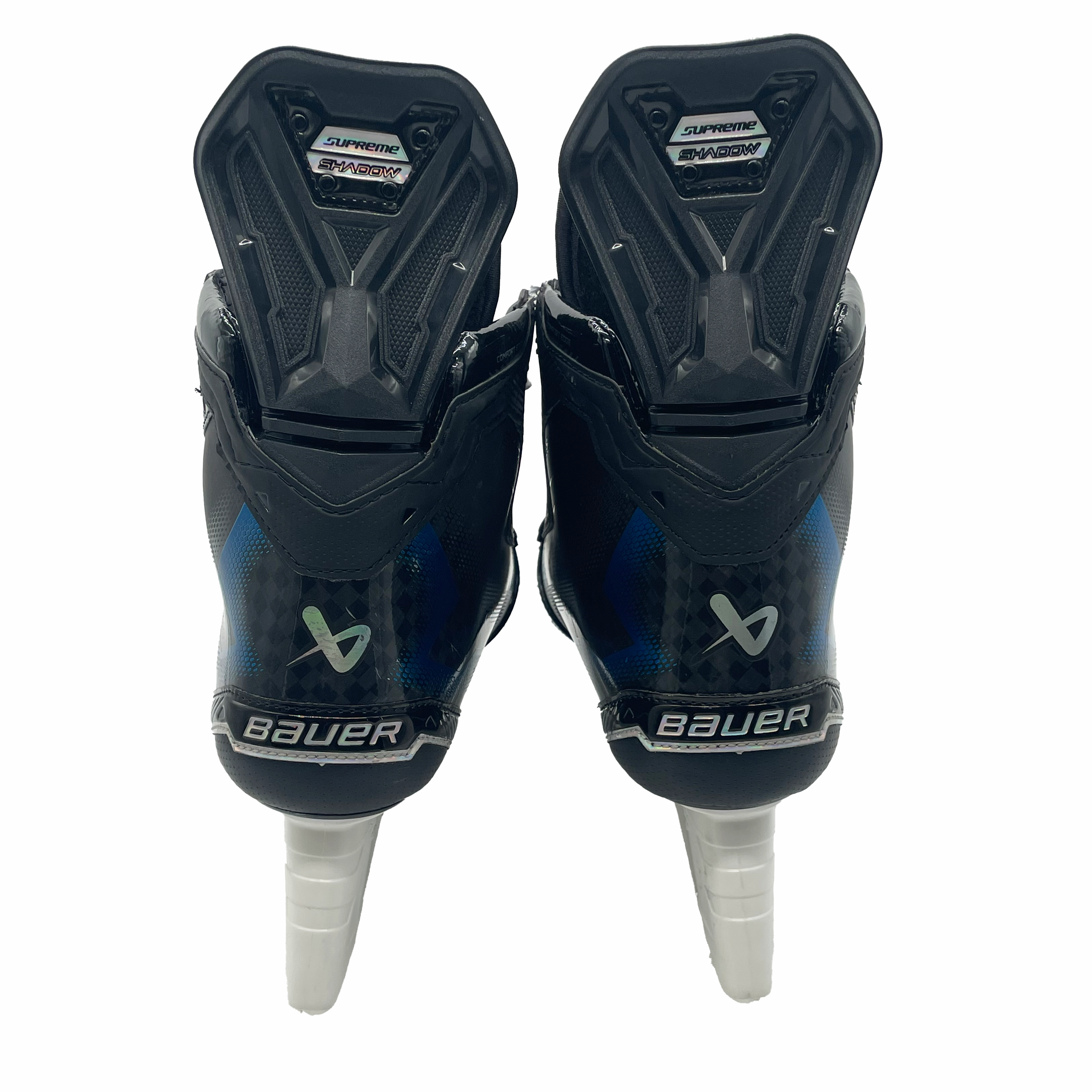 Patins de hockey Bauer Supreme Shadow Pro Stock – Taille 10E (bleu)
